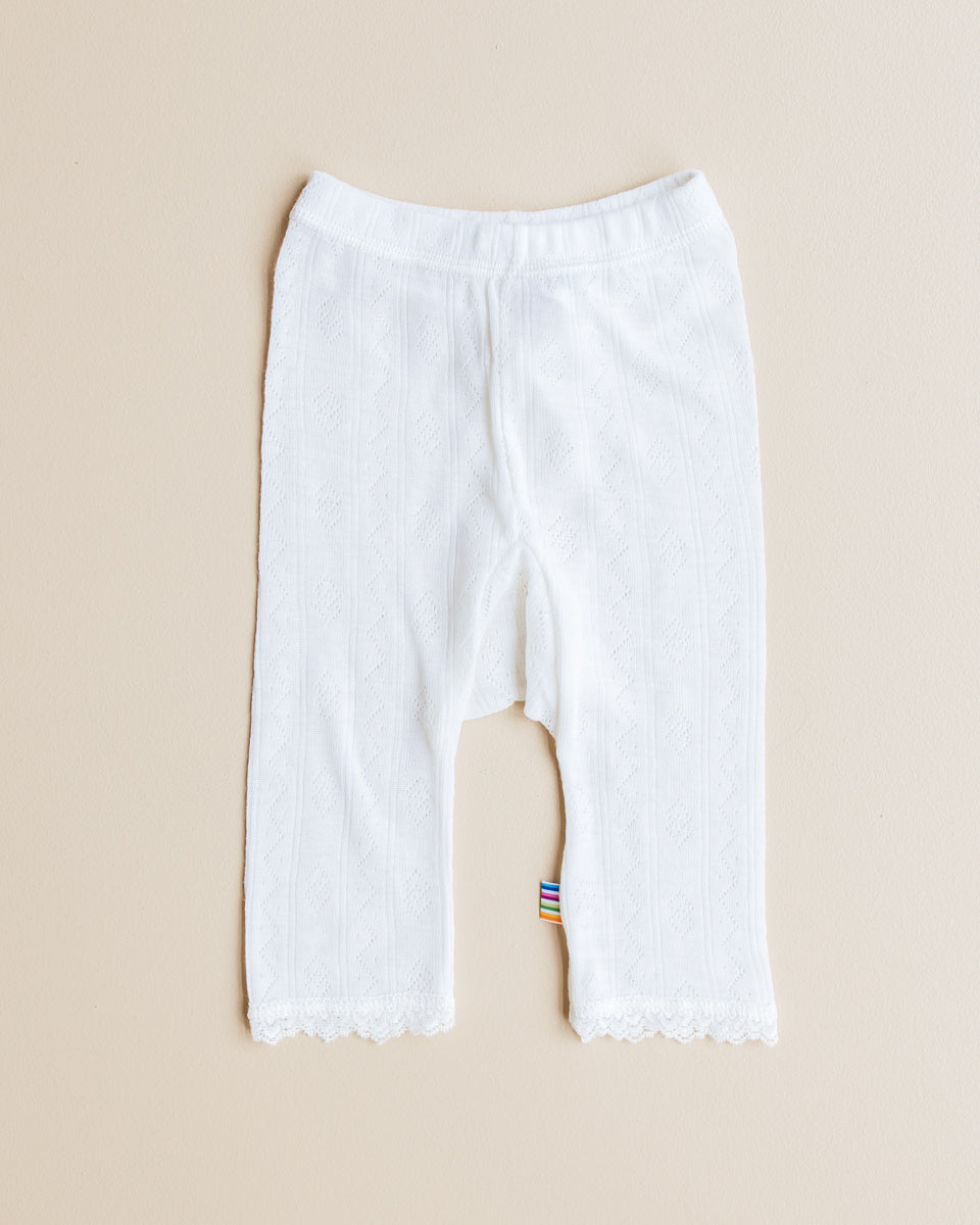 Joha Baby legging wol:zijde ajour - naturel
