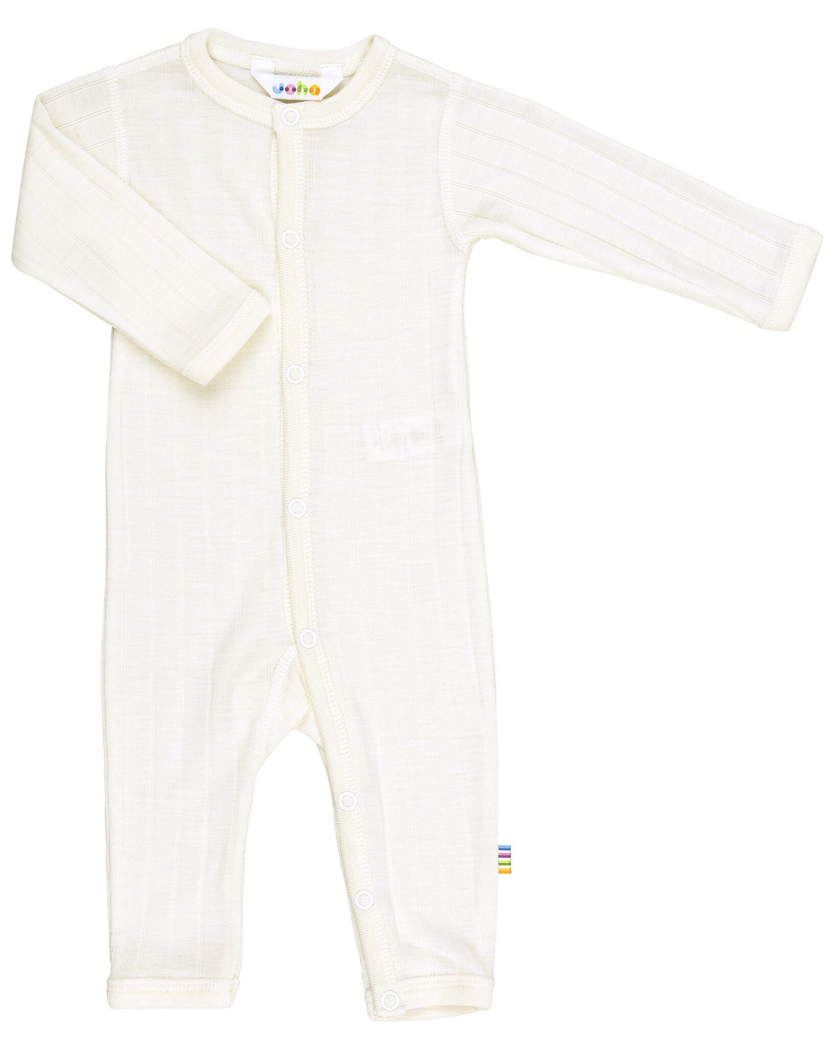 Joha Jumpsuit van wol zijde - naturel