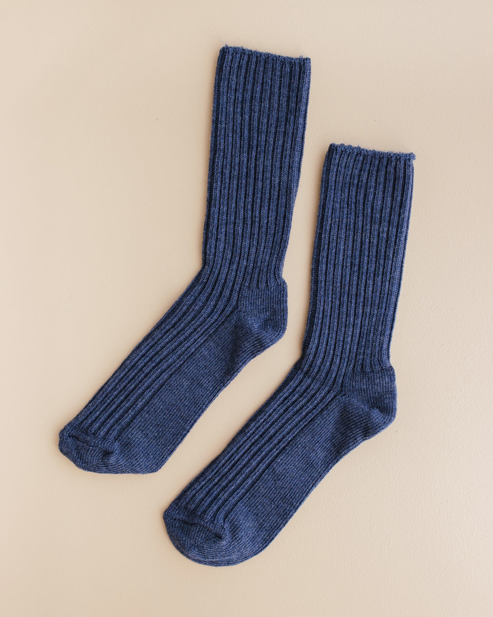 joha Sokken van wol - blauw 2