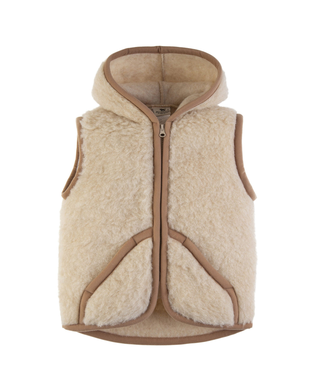 Kinder hesje met capuchon - beige 1154-03