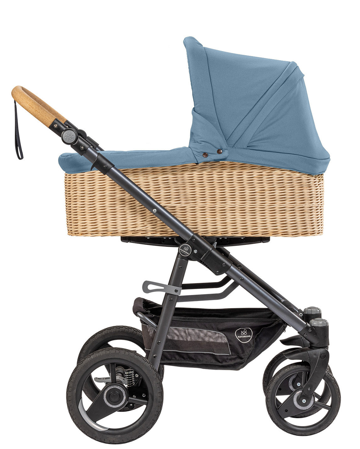 Kinderwagen Lux Evo topas - basis model inclusief gevlochten reiswieg5