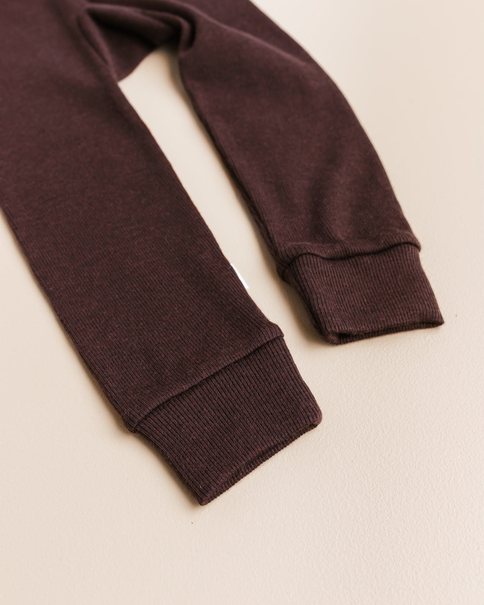 kladdkaka kinderlegging bruin tiny rib wol