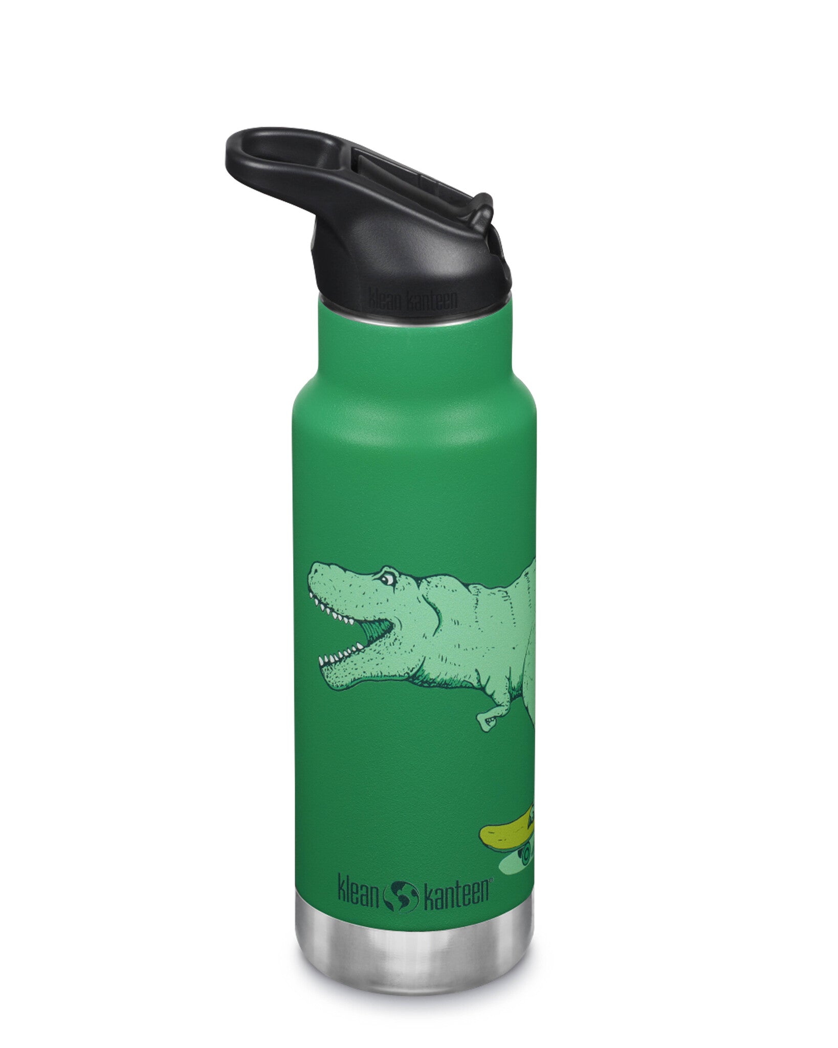 Klean kanteen kid thermosfles 355 ml - dino skate