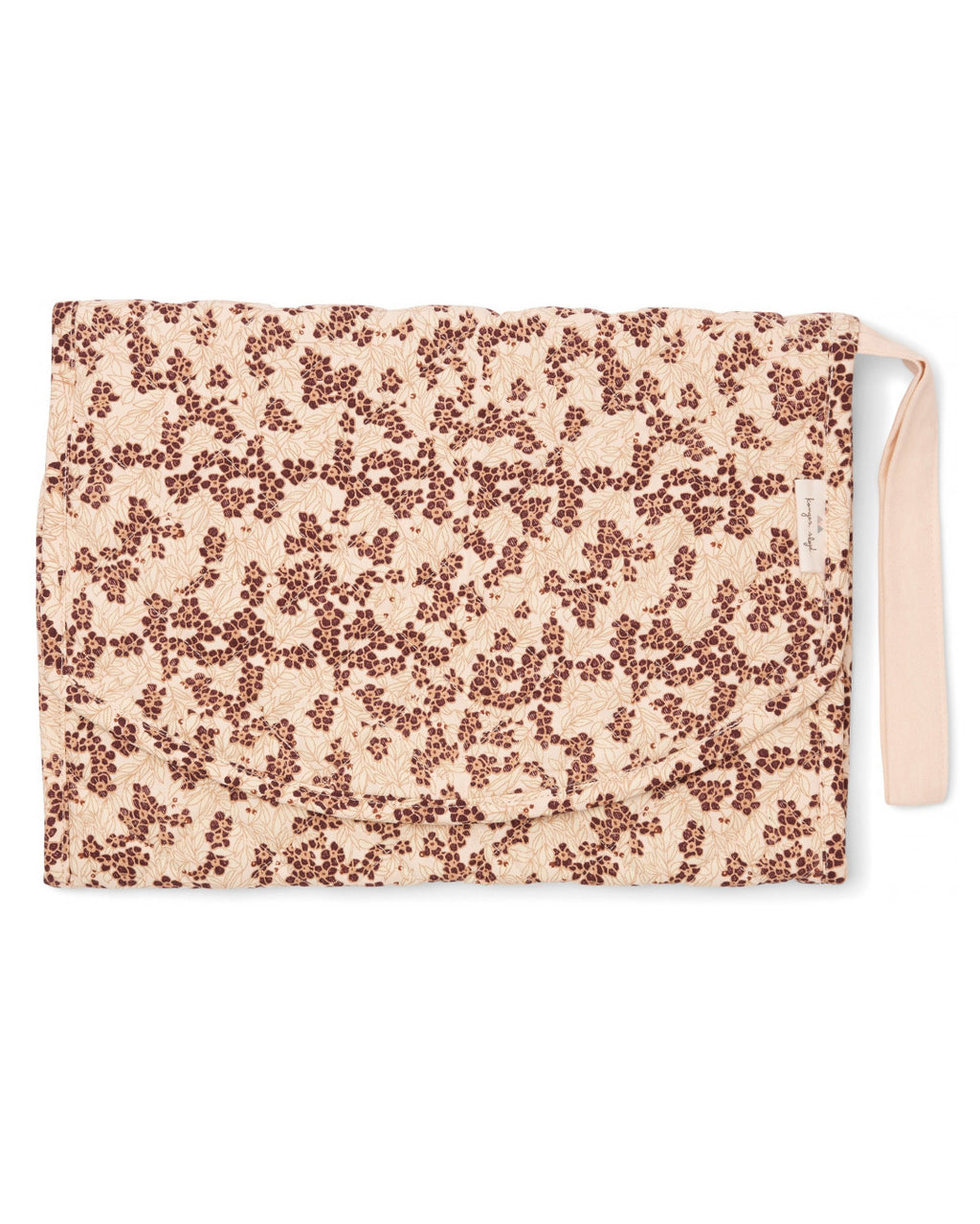 Konges Sloejd Verschoonmatje flower bouquet dark red KS1078