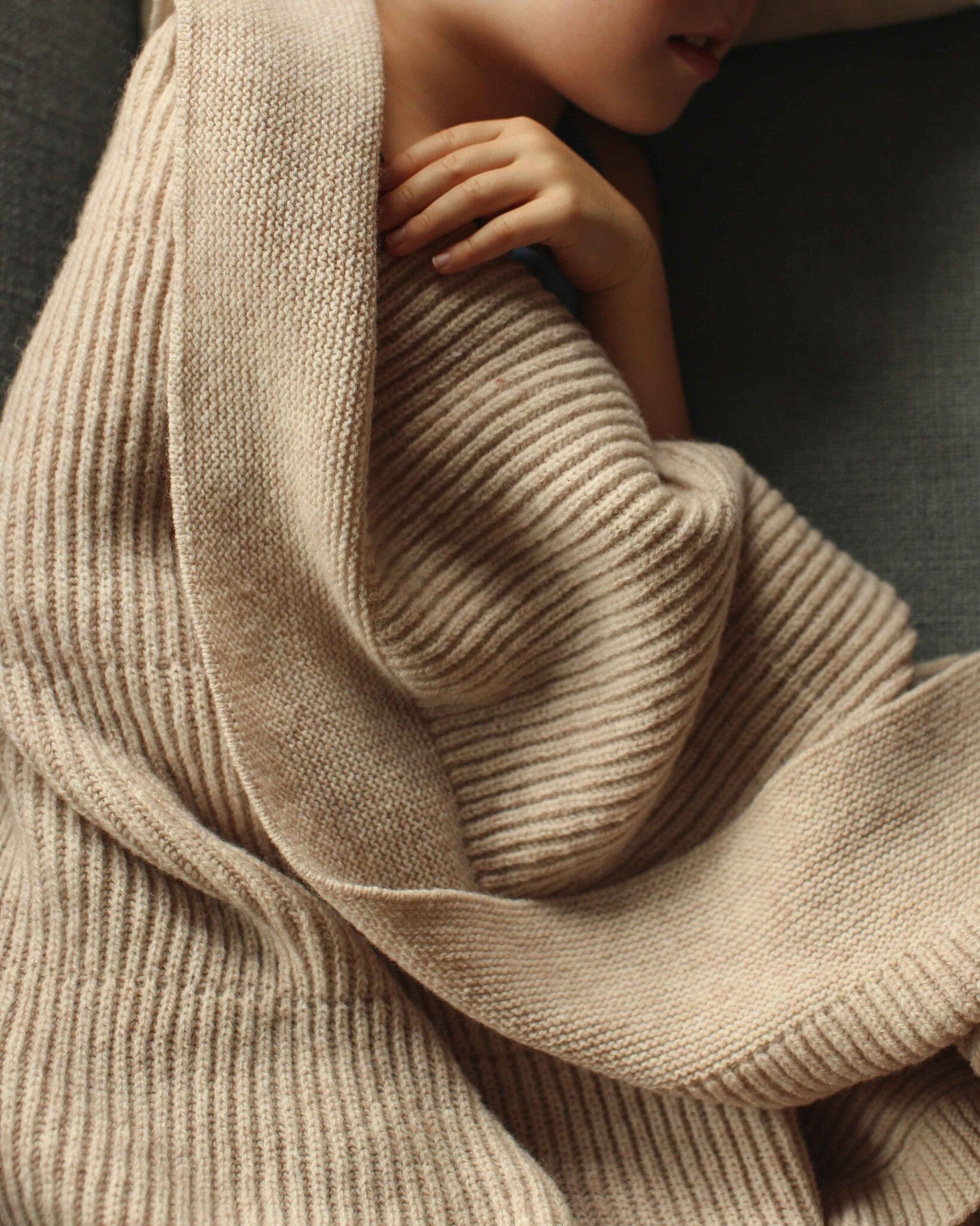 Ledikant deken Gaston - soft beige
