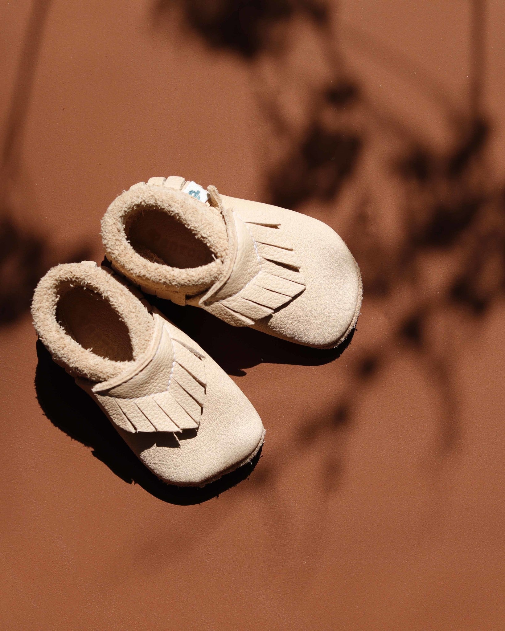 leren baby mocassins eco