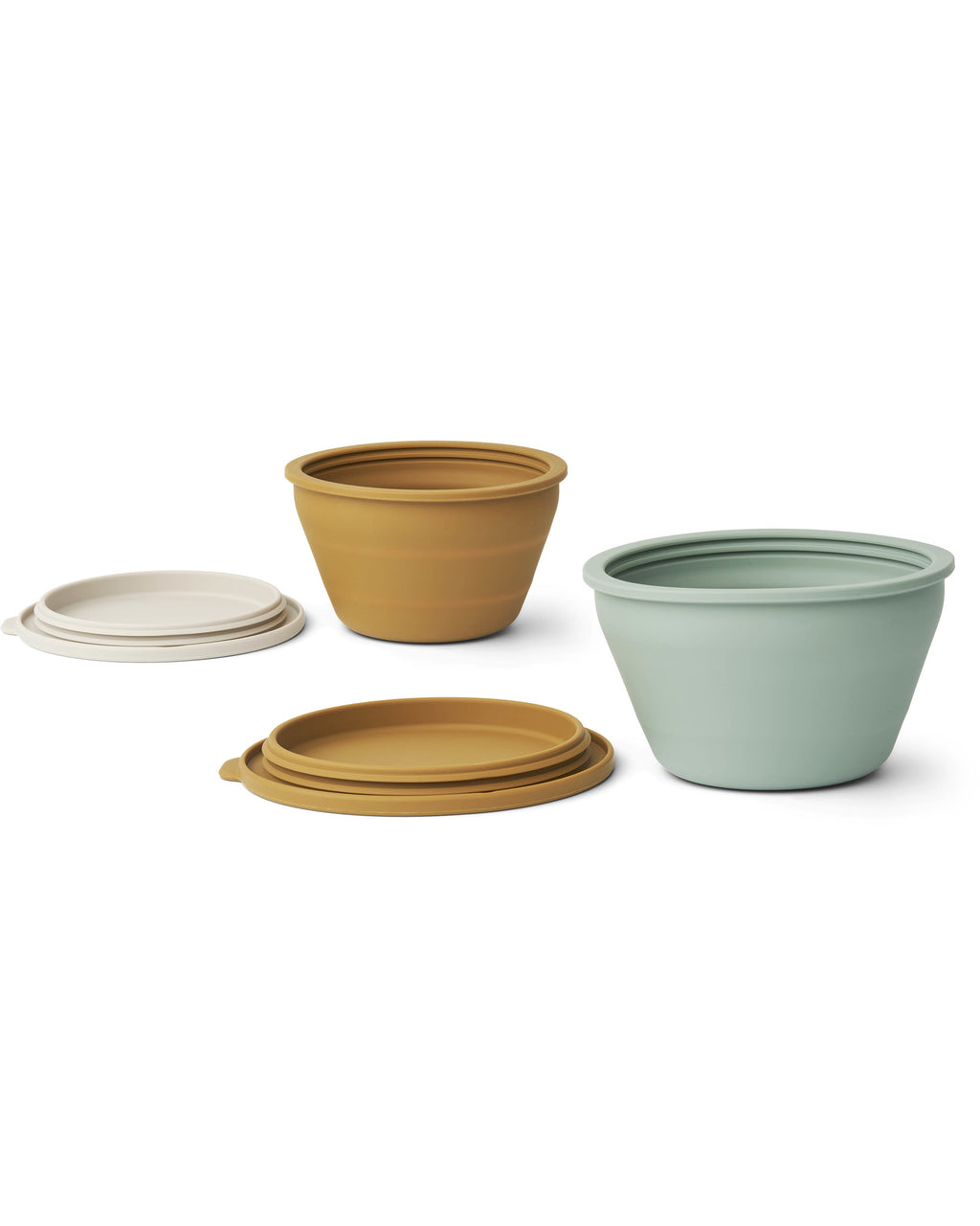 Liewood Opvouwbare kom set van 2 caramel 2 LW14389