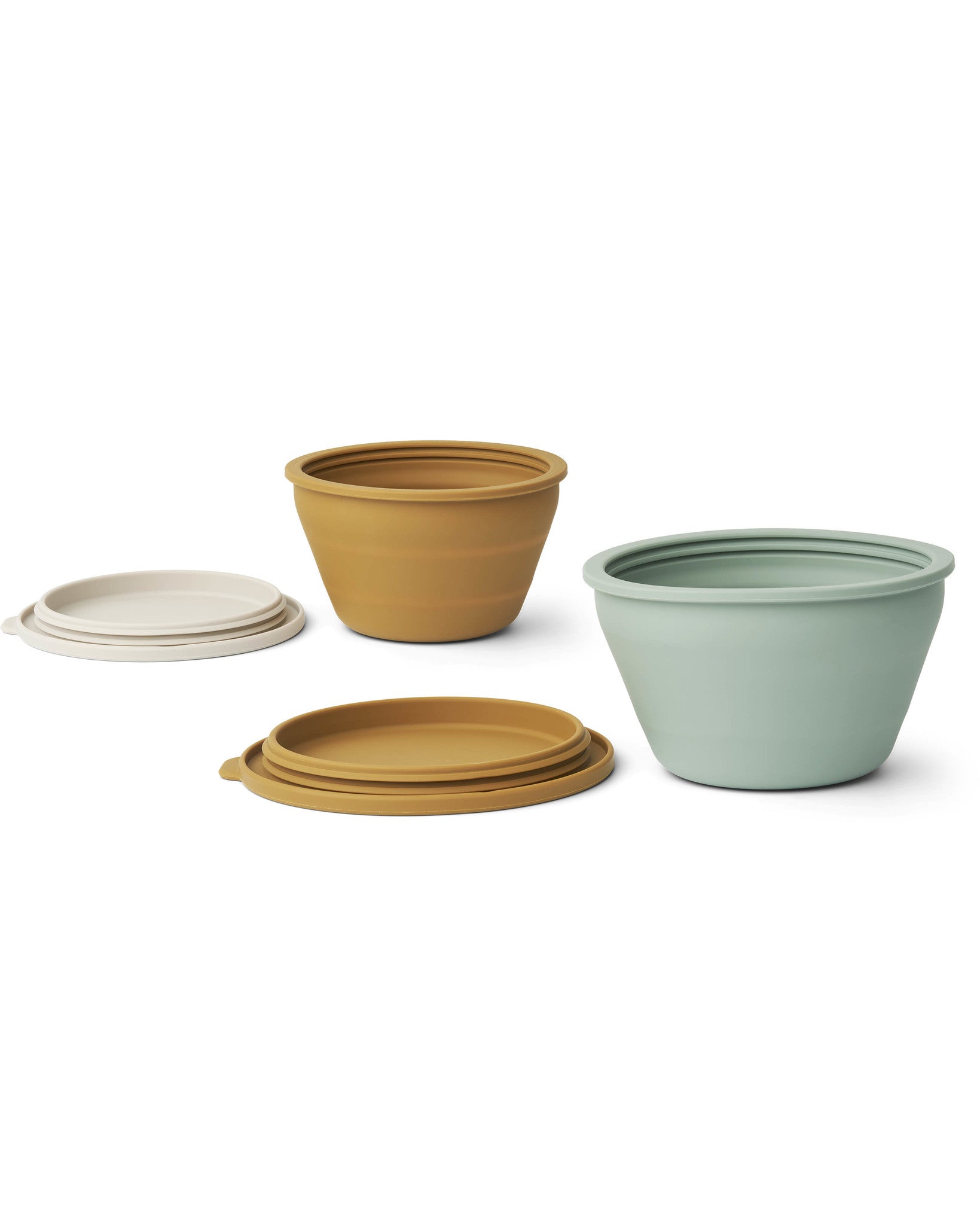 Liewood Opvouwbare kom set van 2 caramel 2 LW14389