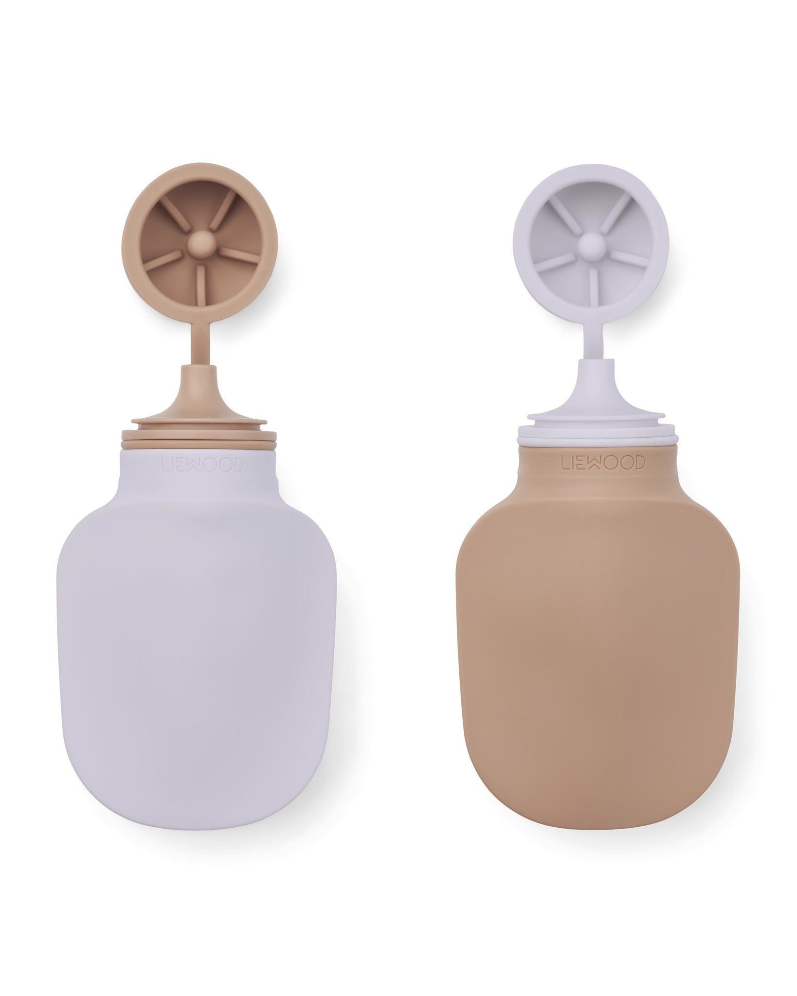 Liewood Silvia herbruikbare knijpzakjes 2-pack - pale tuscany:misty lilac 2