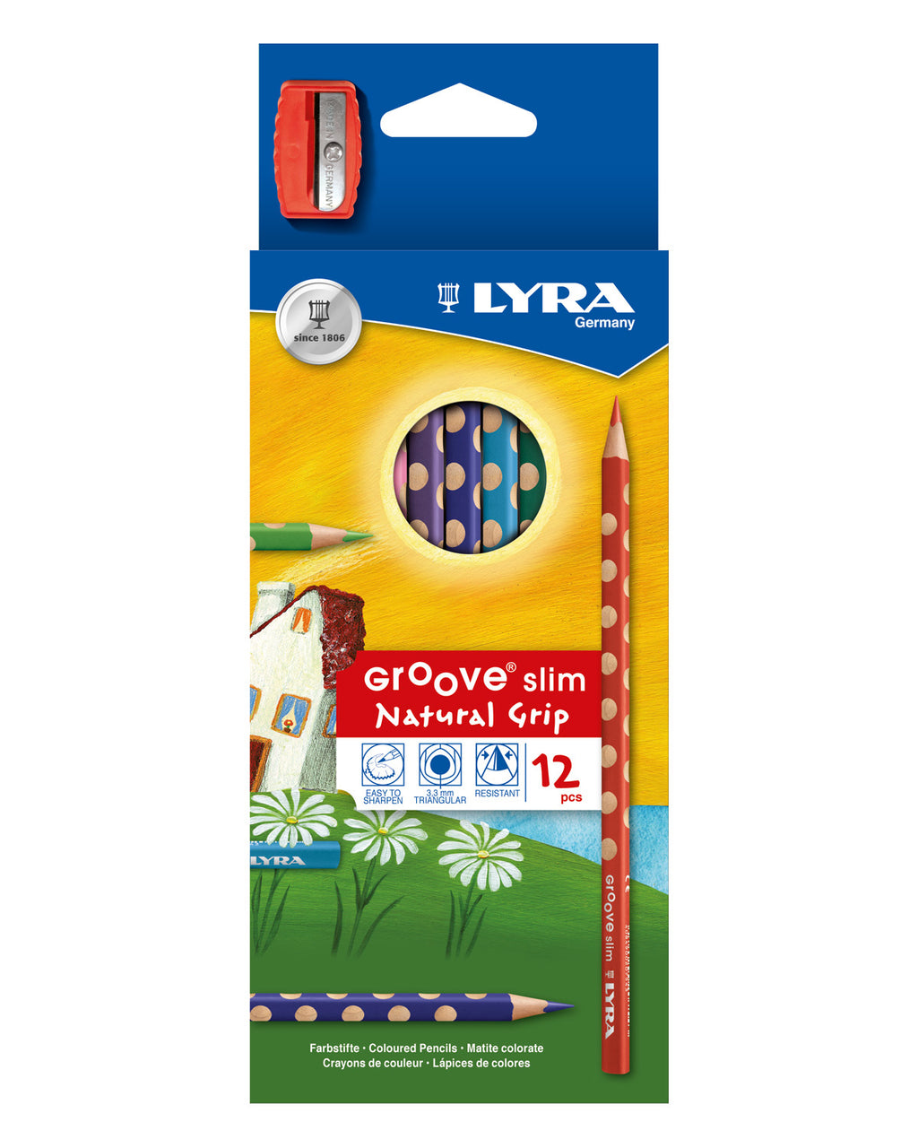 Lyra-potloden-groove-slim-12-stuks-L2821120