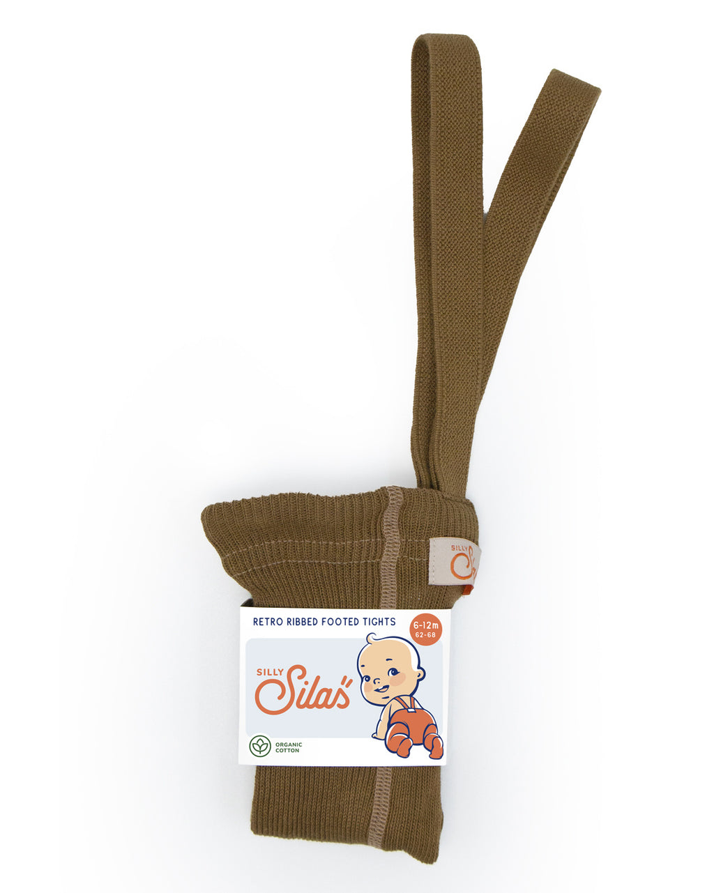 Maillot met bretels van katoen - acorn brown