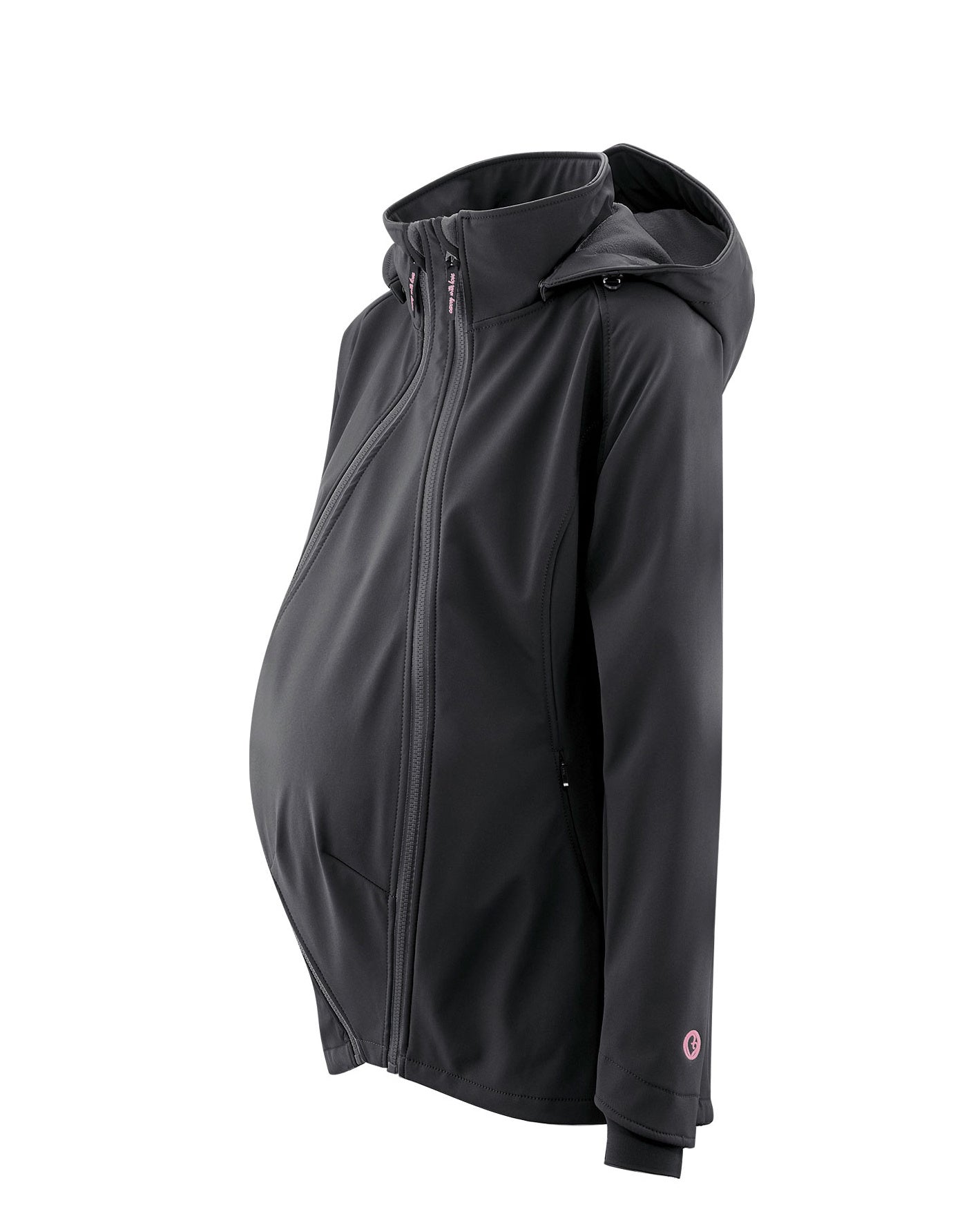 Mamalila draagjas softshell - zwart3