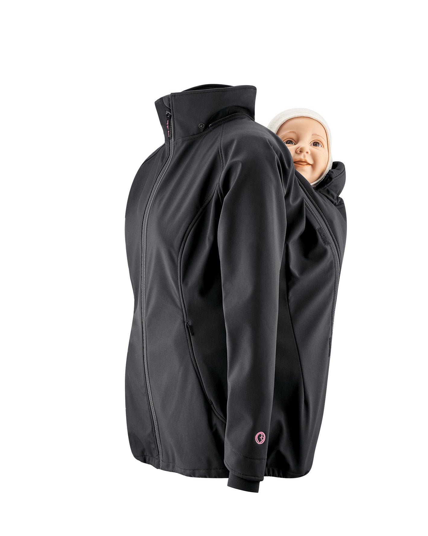 Mamalila draagjas softshell - zwart5