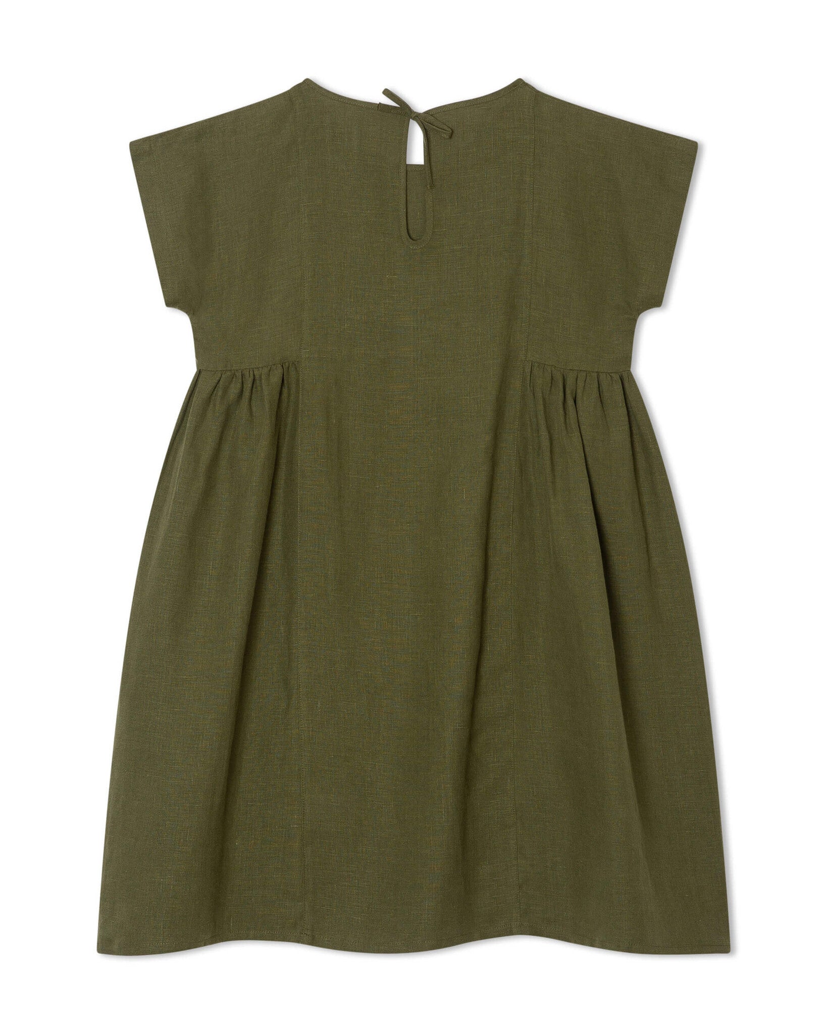 Matona-SS26-Flatlay-Kids-Box-Dress-olive-2