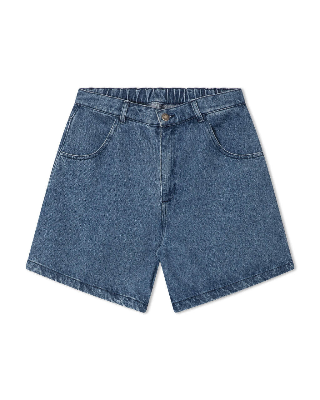Matona-SS26-Flatlay-Women-Denim-Shorts-mid-blue-1