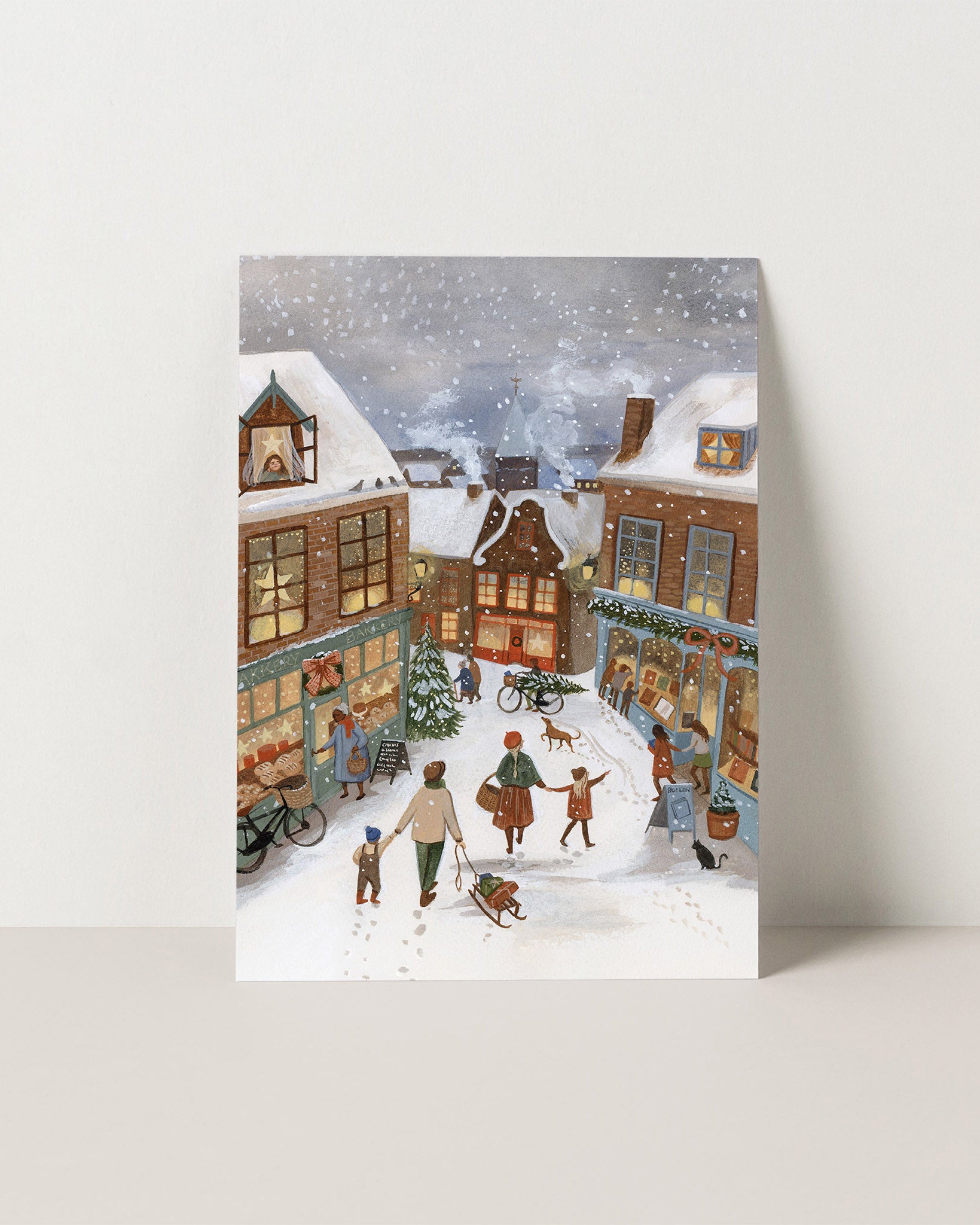 Merry Lane postcard enkel 2