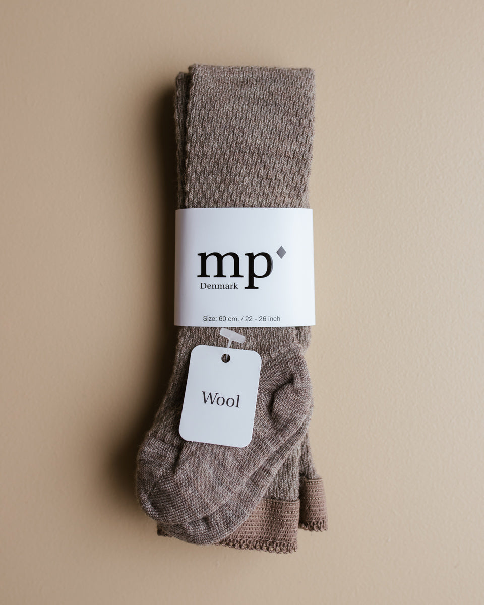 MP Denmark brown melange wool tights Ziloen web-848