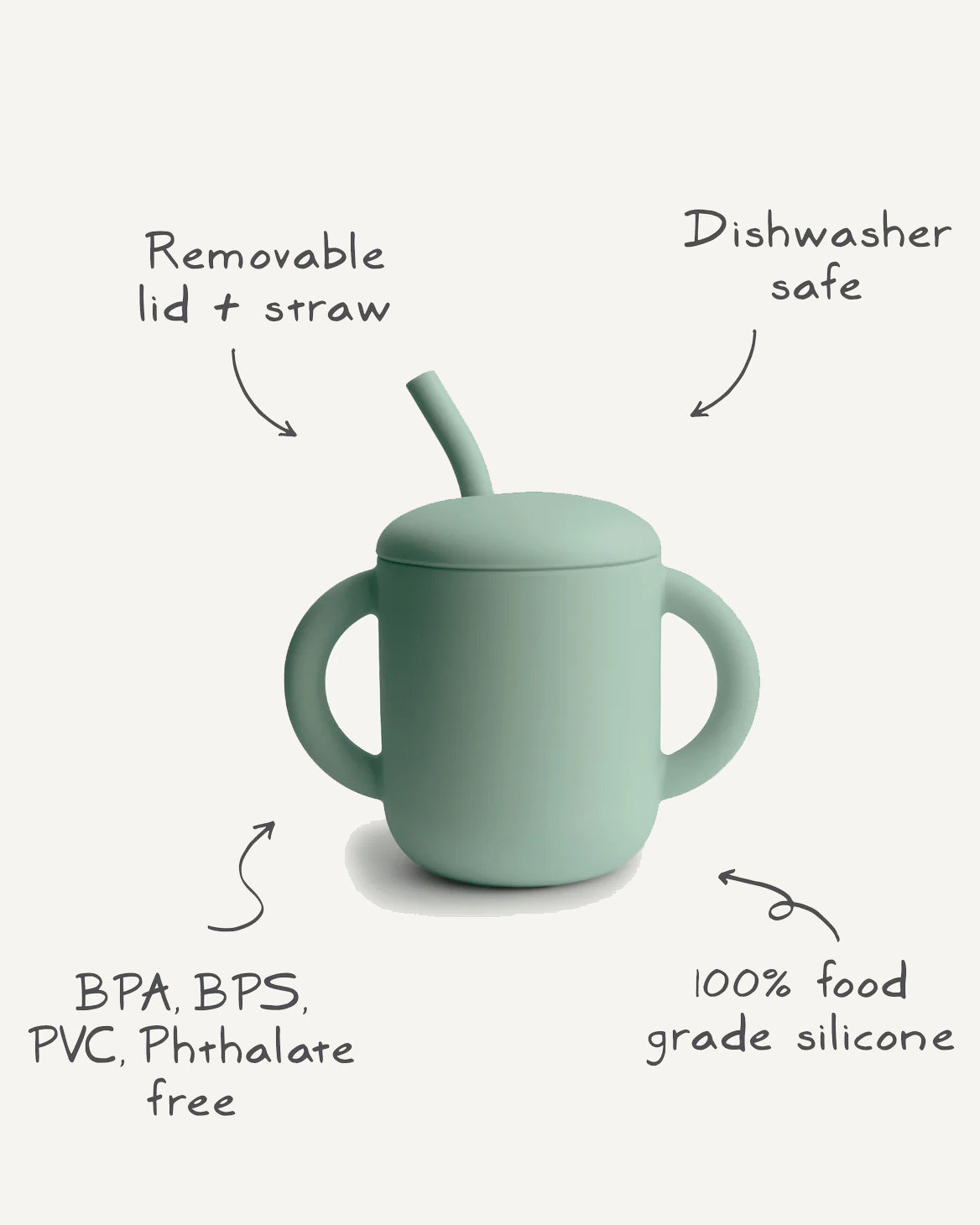 Mushie Silicone Training Cup