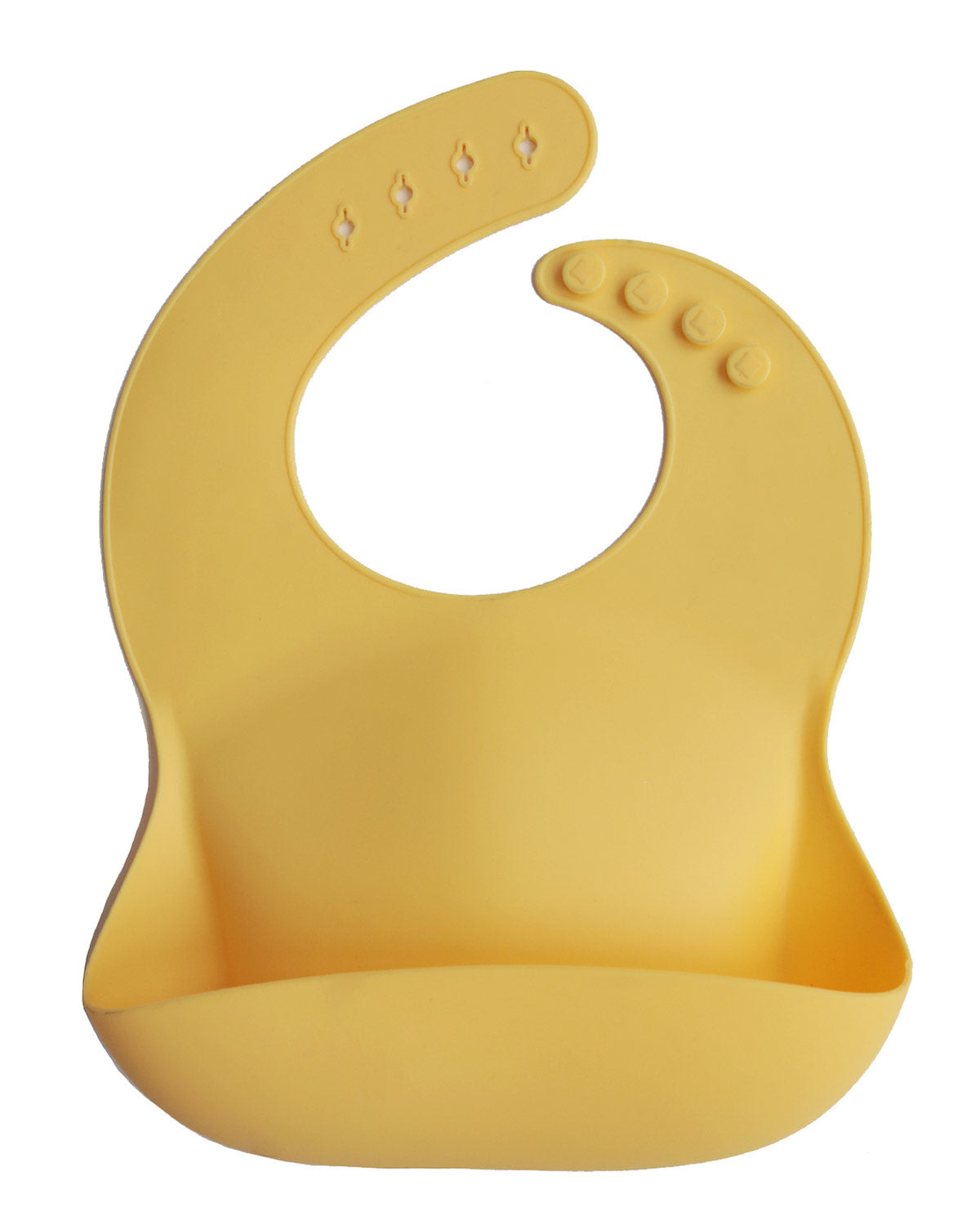 Mushie-siliconen-bib-slabbetje-Mineral-Yellow