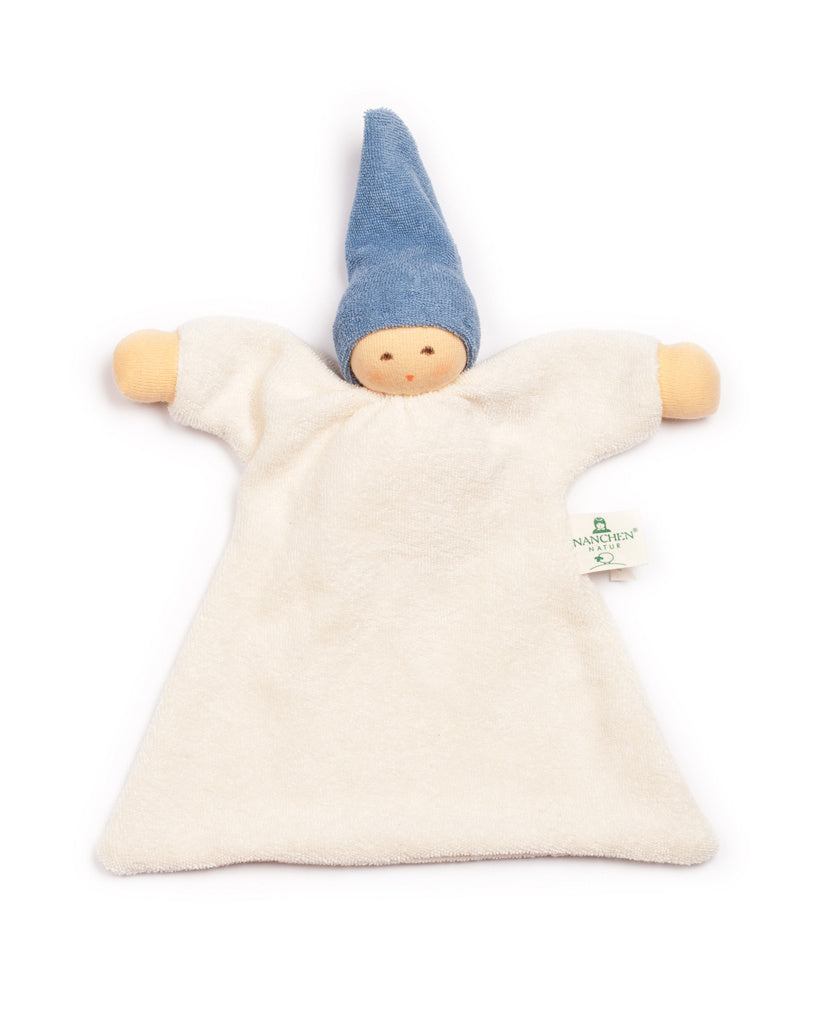 Nanchen Natur knuffelpopje blauw Nuckel 153045