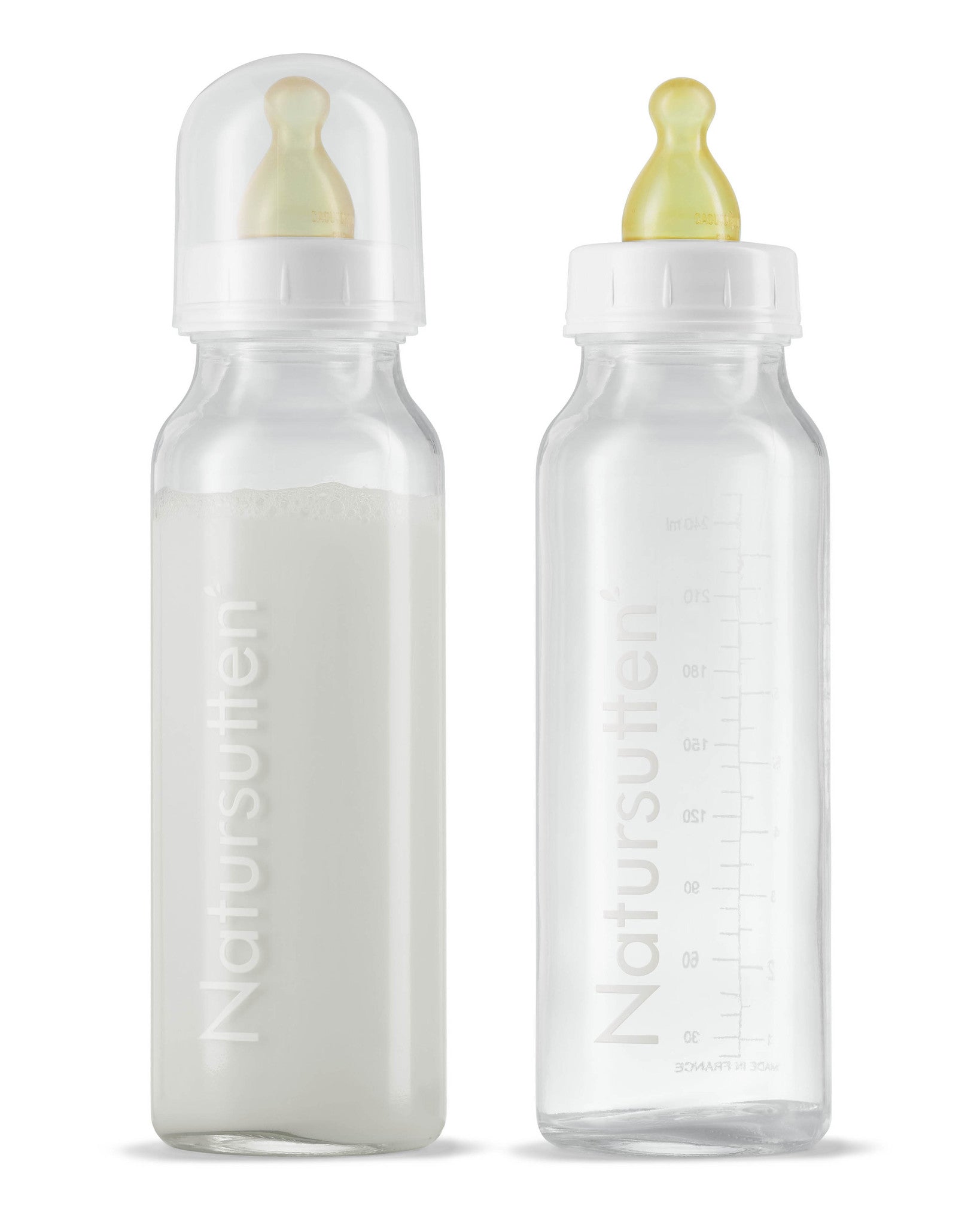 Natursutten glazen babyfles 240ml