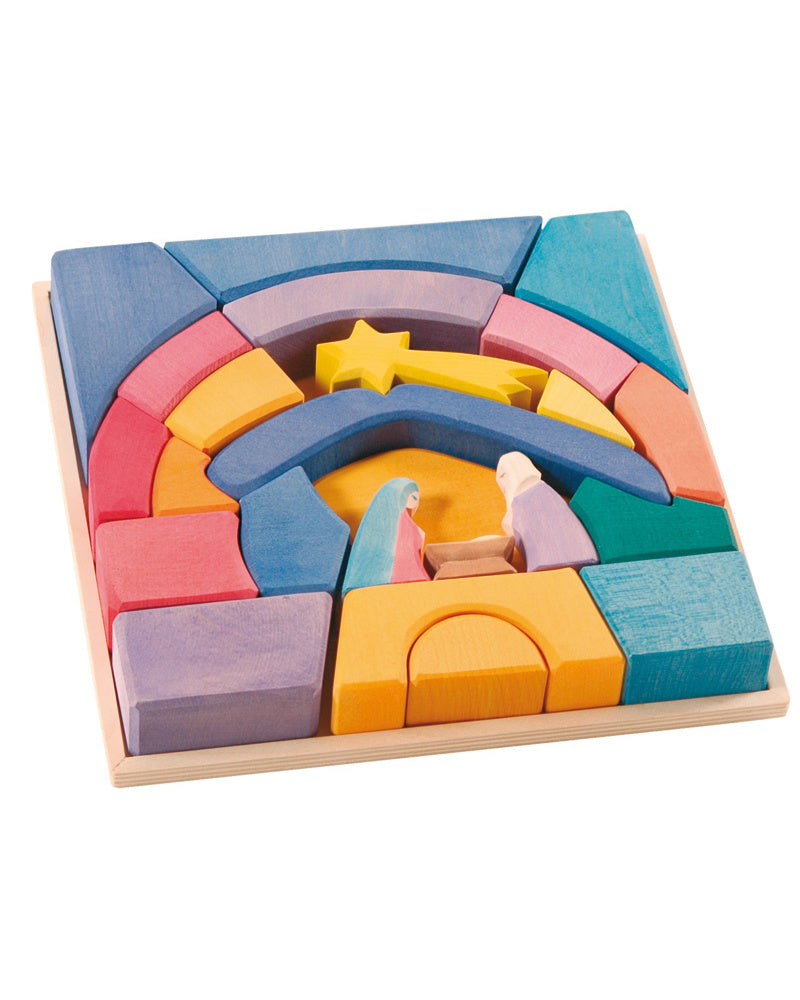 Regenboog bouwset - kerst
