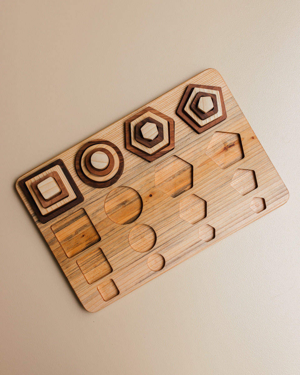 Oyuncak geo vormen puzzle