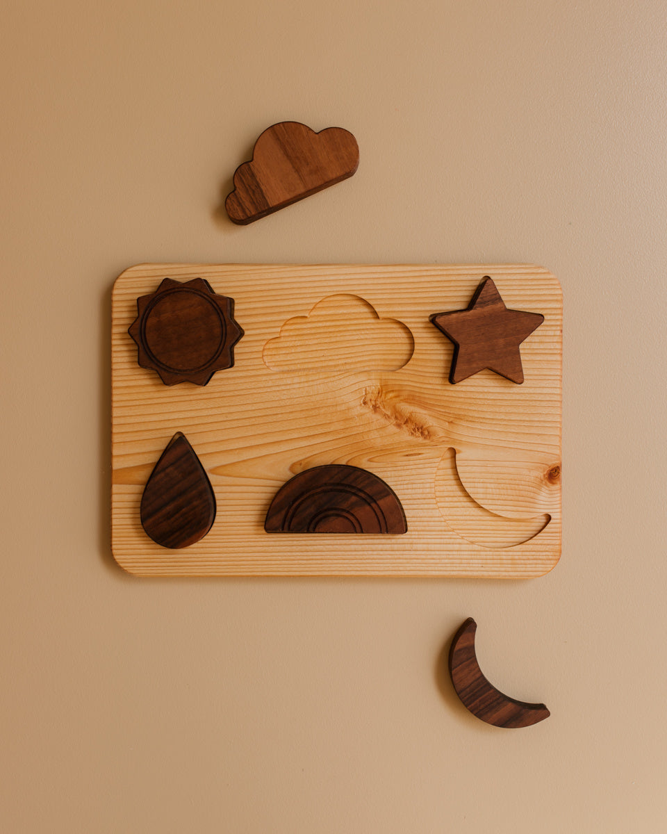 Oyuncak weather forms puzzle