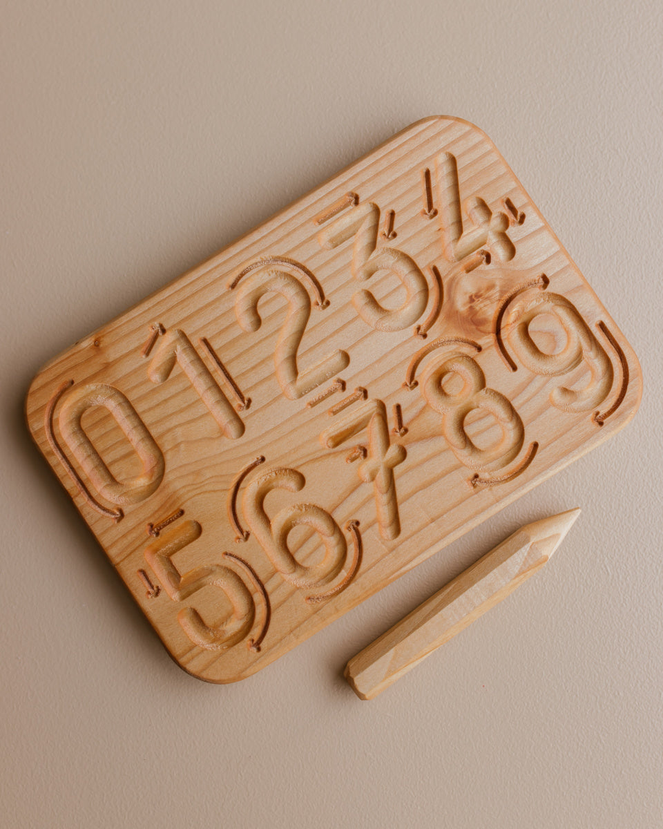 oyuncak wooden number board