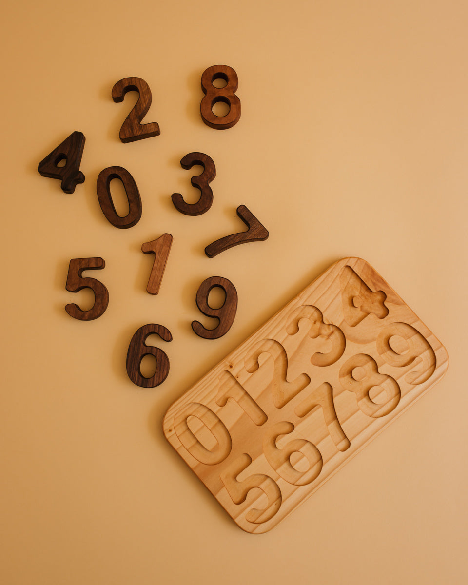 Oyuncak wooden numbers puzzle