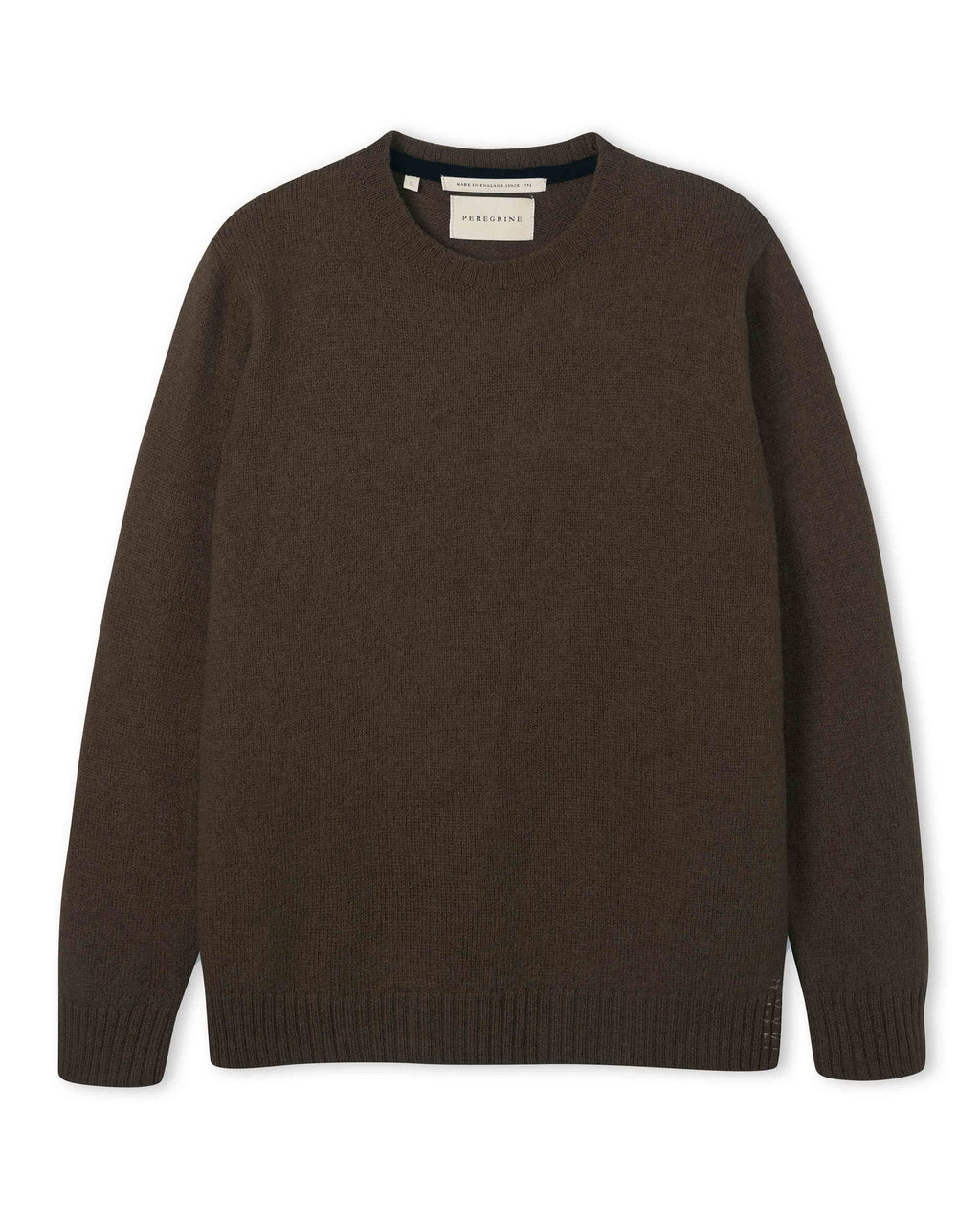 Peregrine wollen trui Makers Stitch chocolat WJ 71008