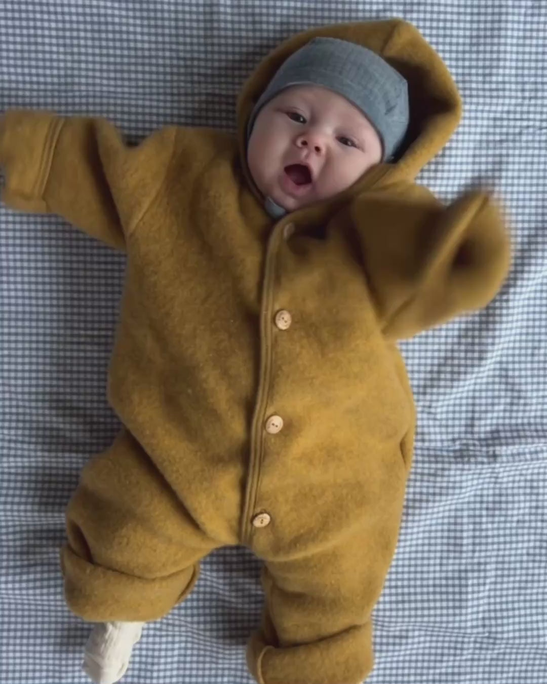 Overall Wool Fleece - Saffron