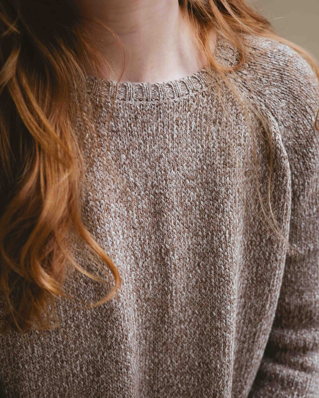 pullover ella van alpaca wol - beige-4