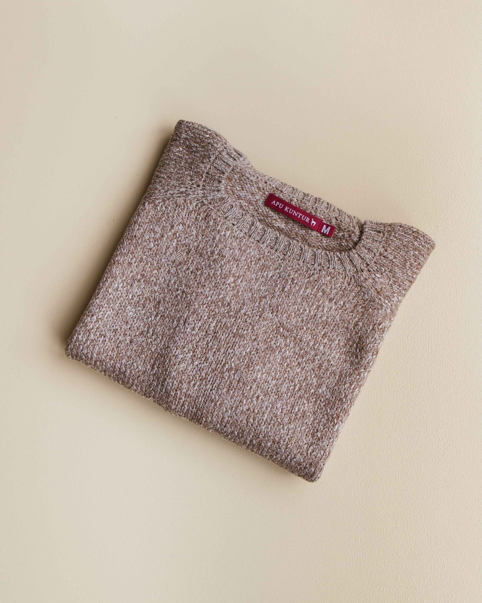 pullover ella van alpaca wol - beige