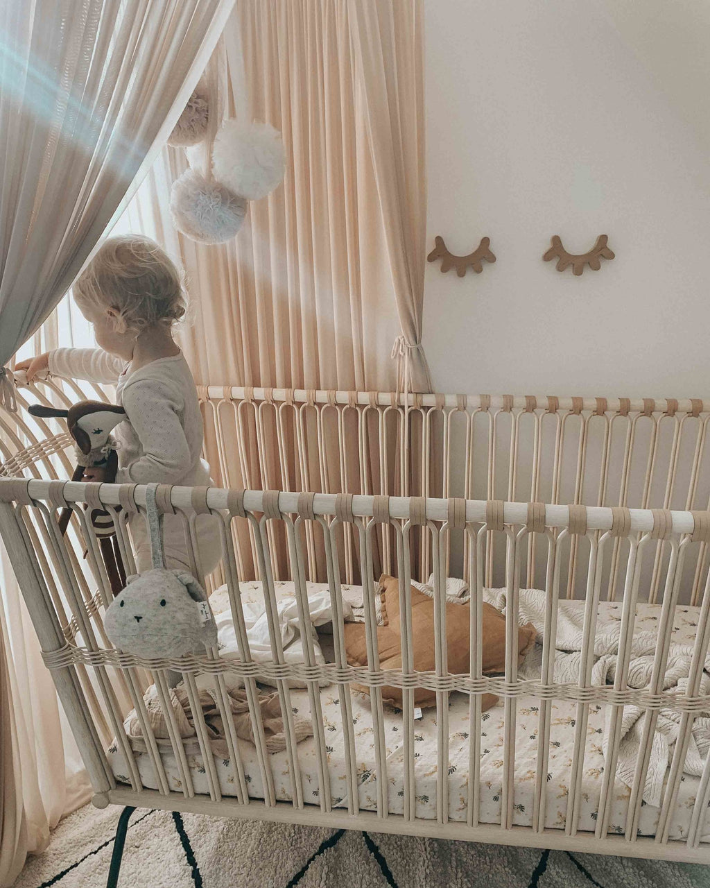Rotan kinderbed Frederik CAT 2