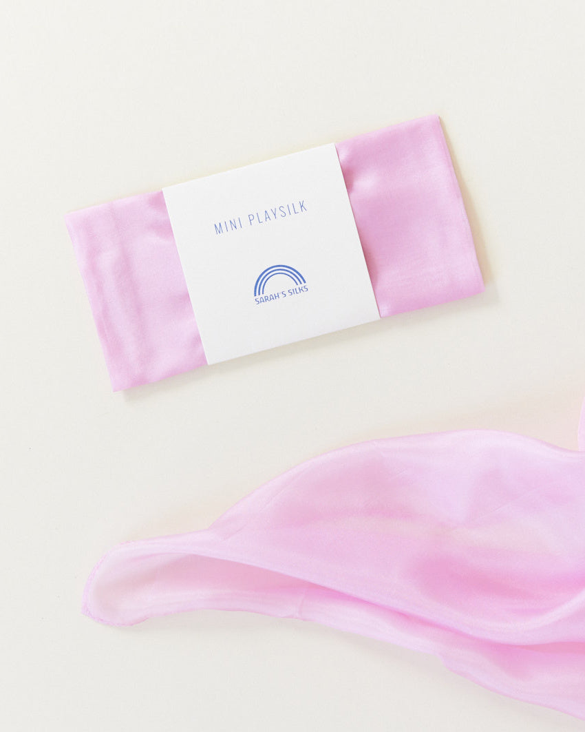 Sarah's Silks Mini Playsilks pink