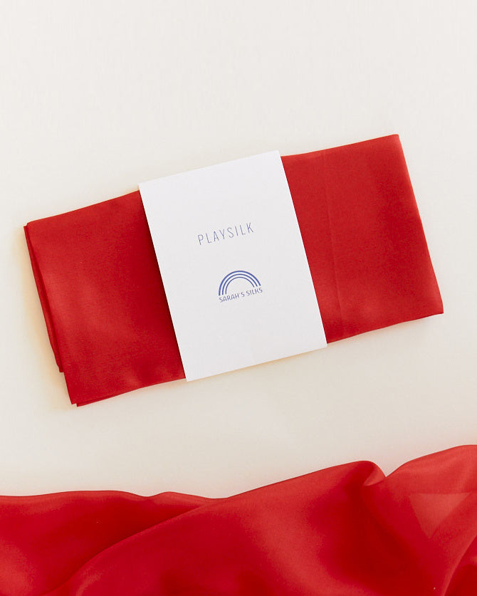 Sarah's Silks Playsilks red