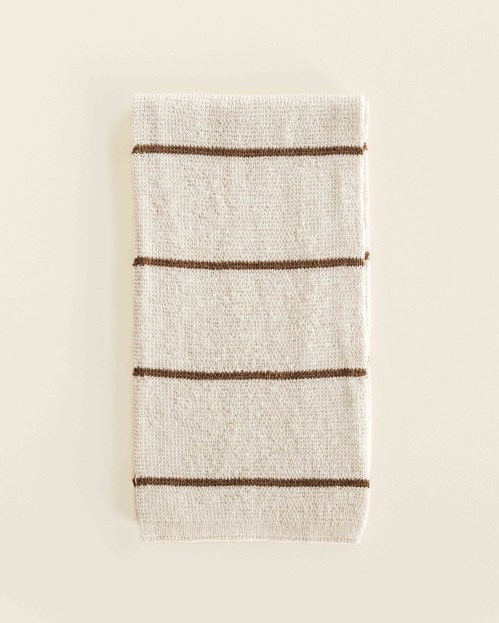 SCARF IGOR CREAM + MOCHA 2