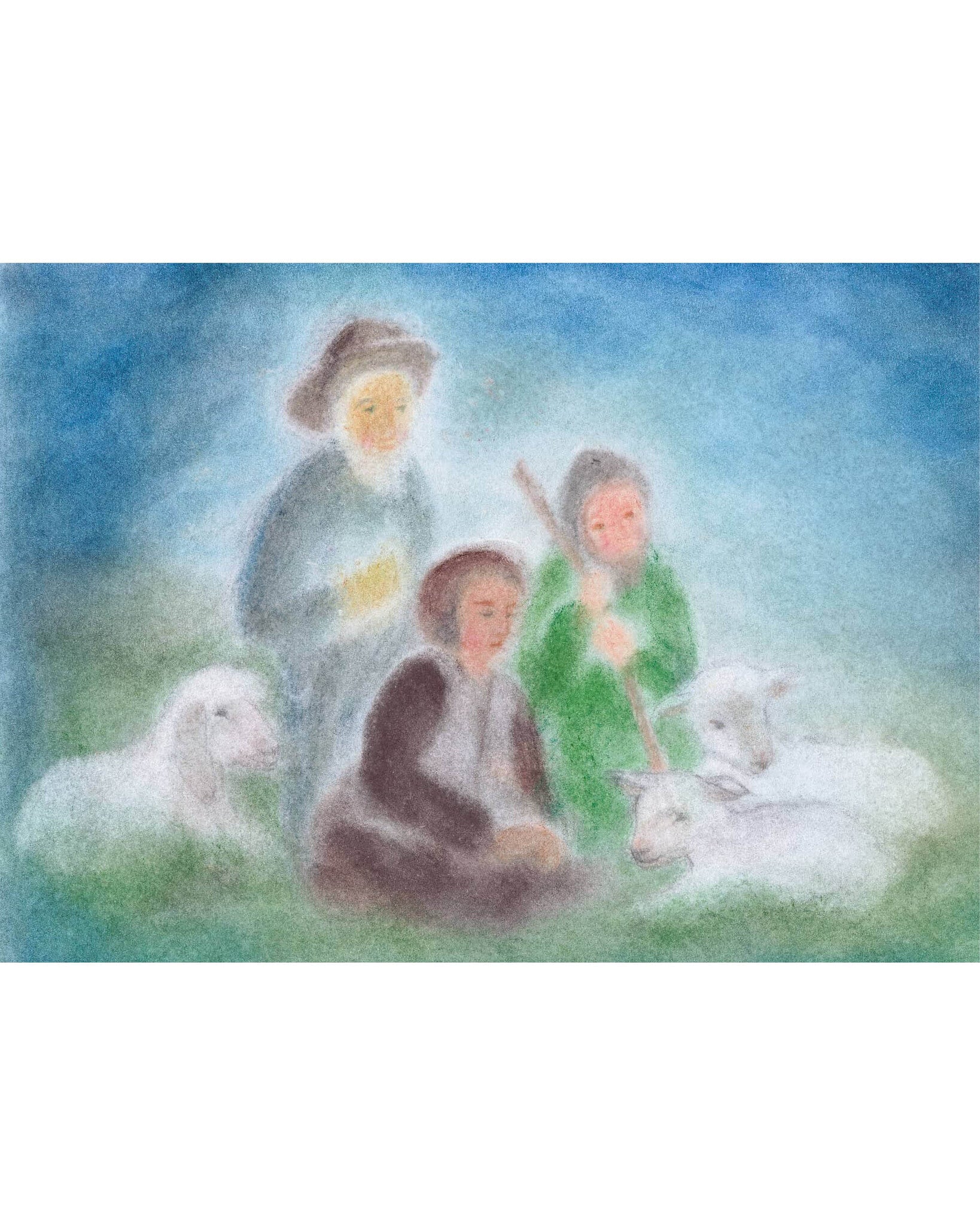 Seccorell-kaart-drie herders