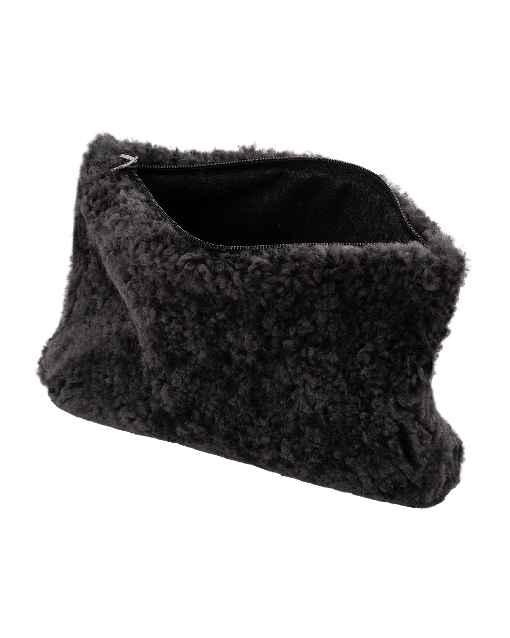 Shepherd Wollen clutch Ally - carbon