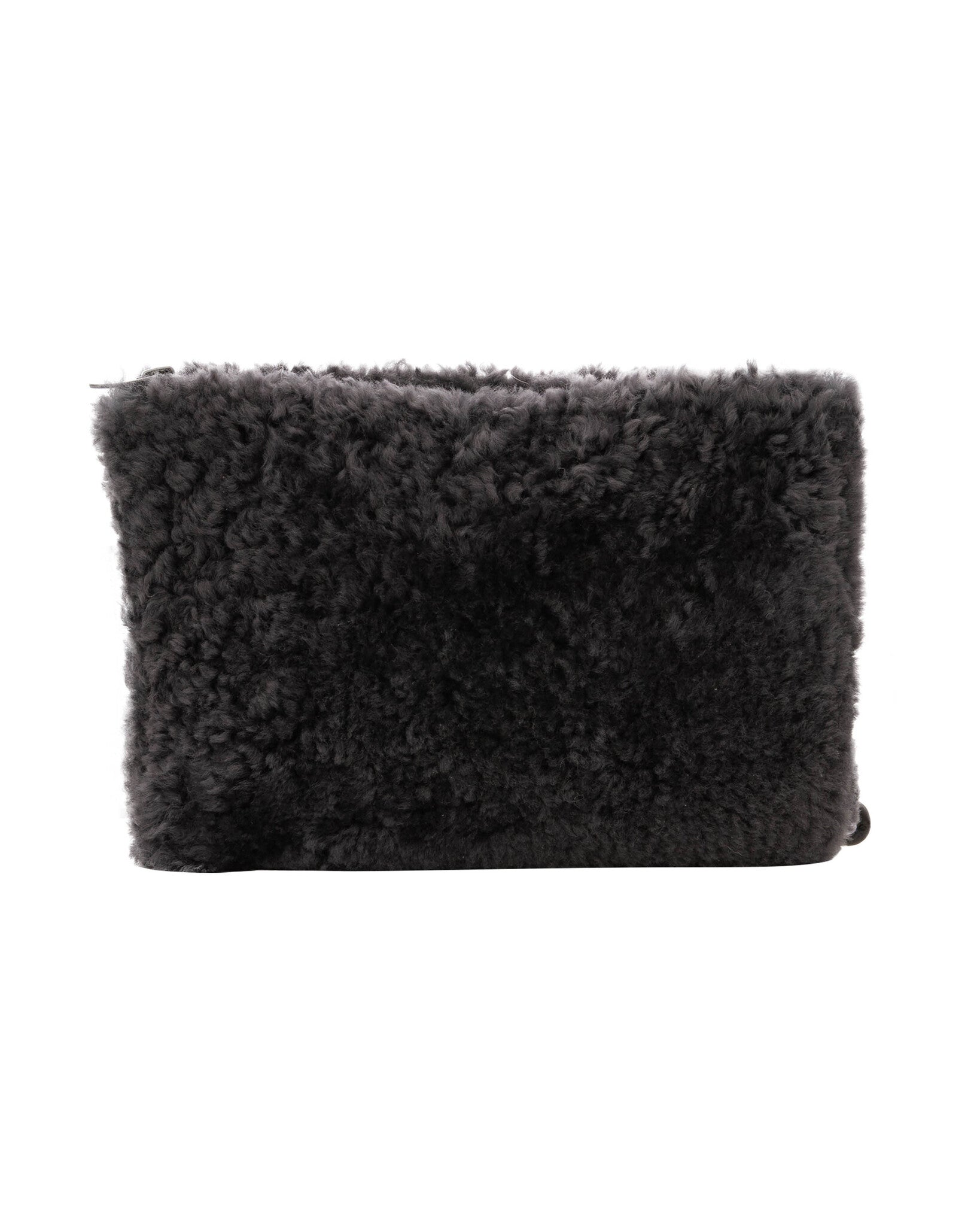 Shepherd Wollen clutch Ally - carbon1