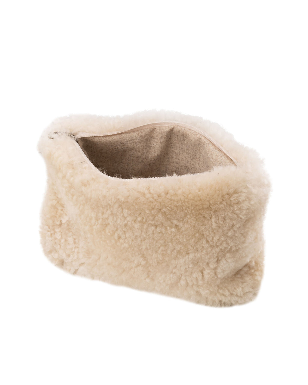 Shepherd Wollen clutch Ally - crème