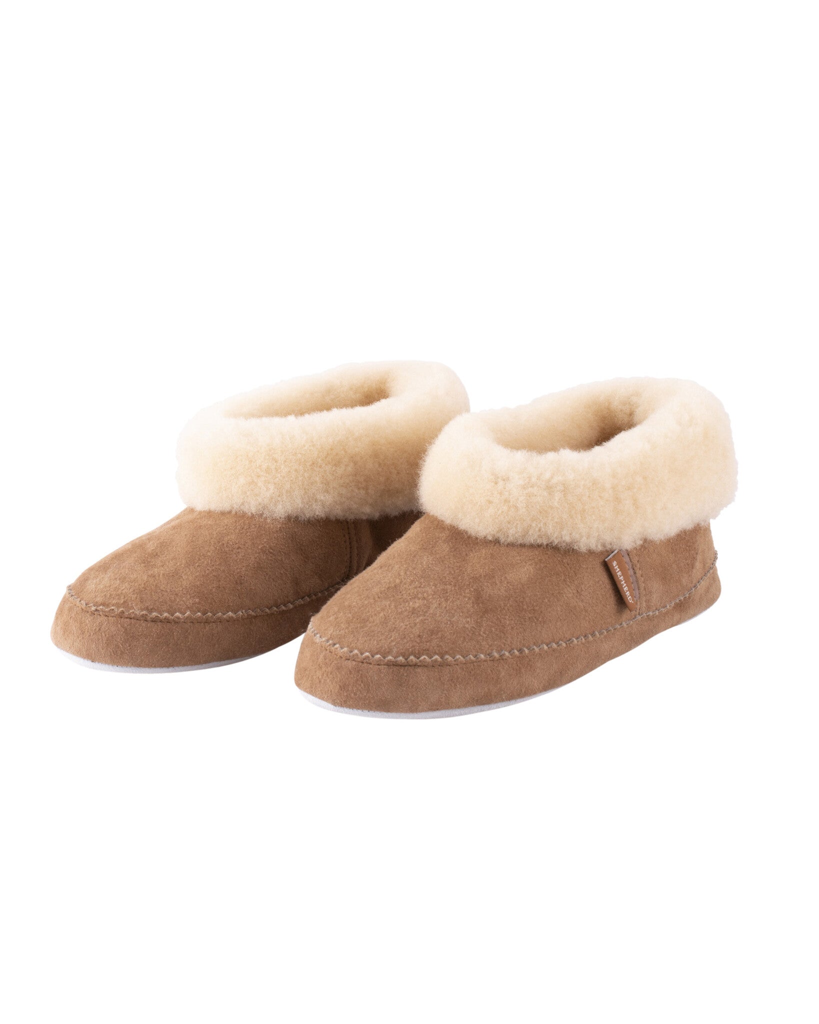 Shepherd Wollen damespantoffels Emmy - chestnut2