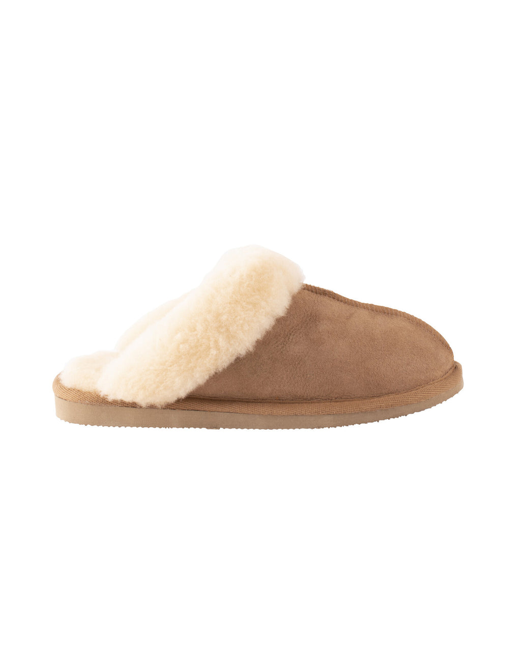 Shepherd Wollen damespantoffels Jessica - chestnut