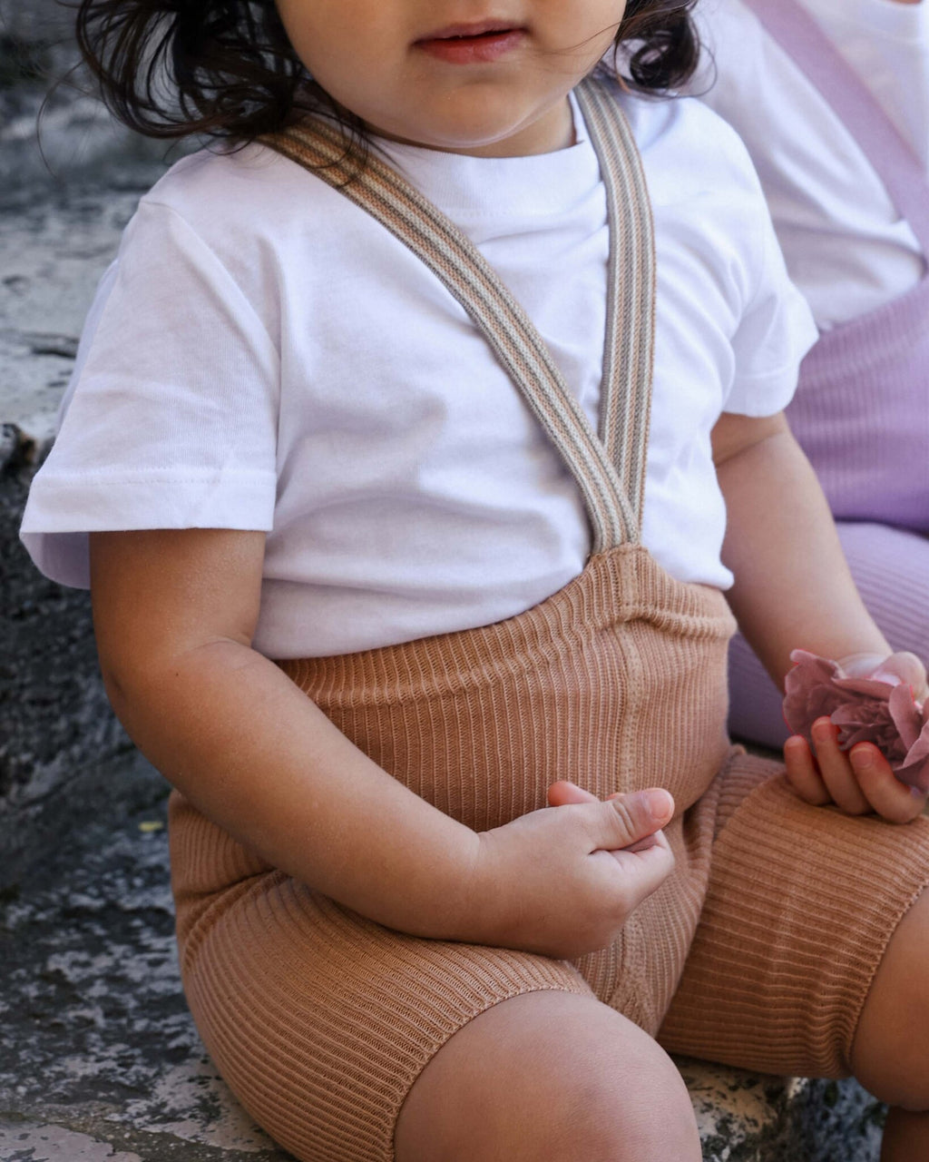 Shorty - light brown striped-5