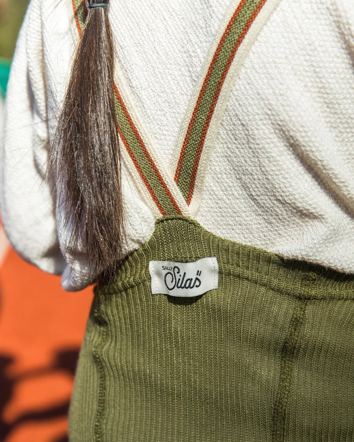 Shorty - olive striped-4