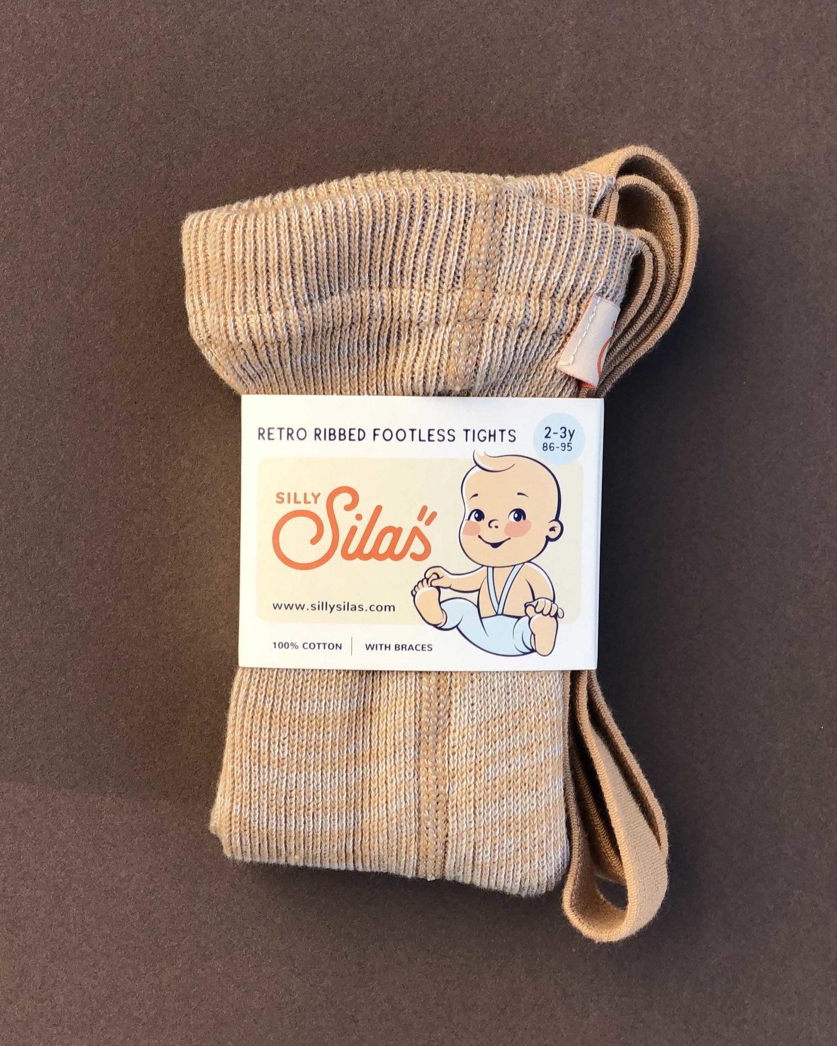 Silly Silas silverly brown baby leggings _2953