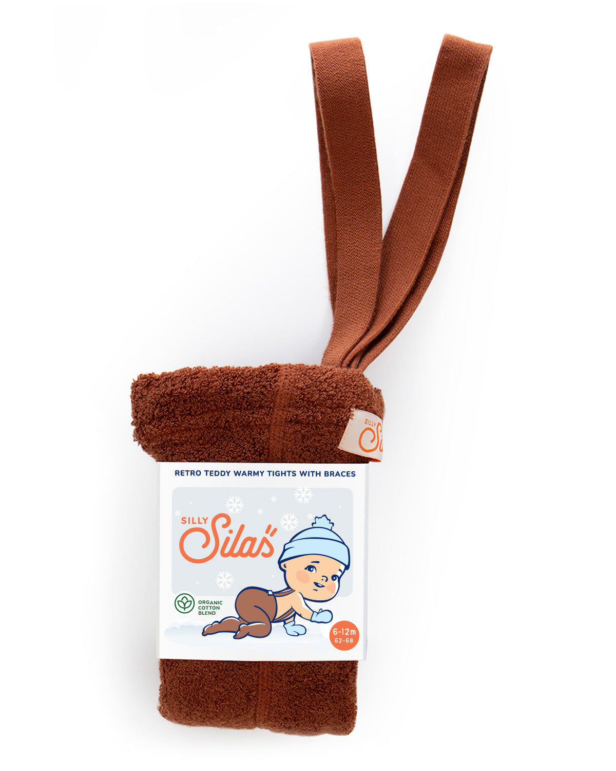 Silly Silas Teddy_Warmy tights_Cinammon