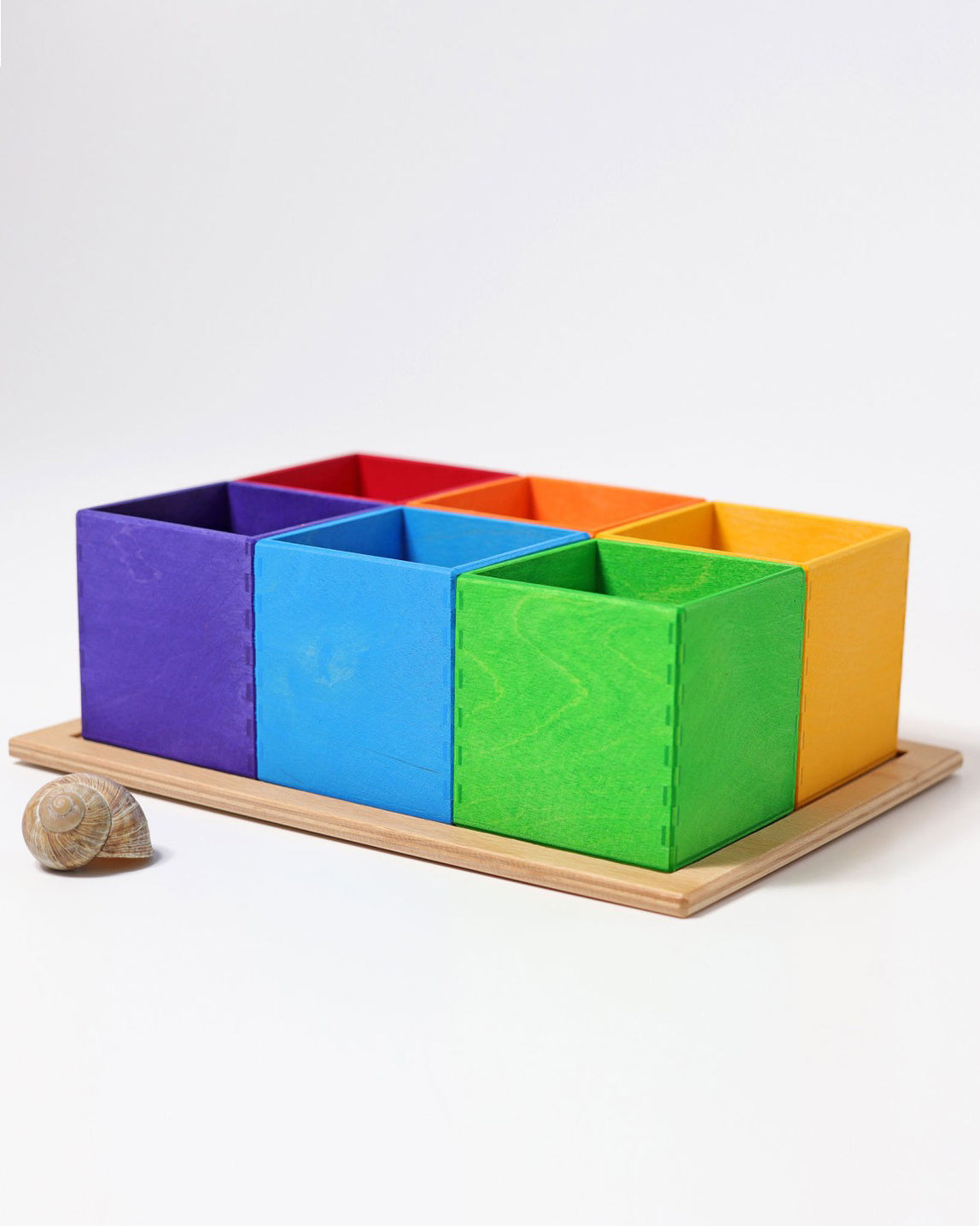 Sorteerbakjes 6 stuks - regenboog