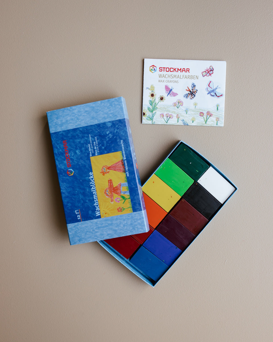 Stockmar bijenwas krijtblokjes 12 stuks 85034200-12 1